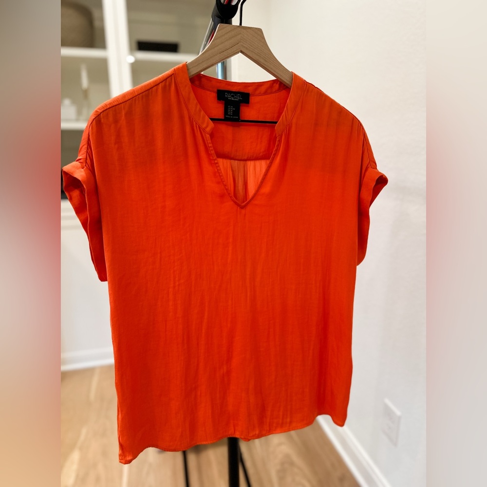 Vince Camuto Vivid Orange Blouse